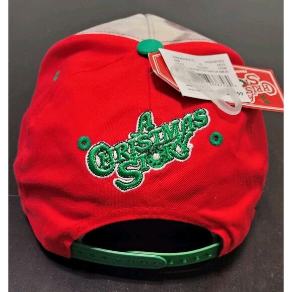 NWT A Christmas Story RED HAT - I Triple Dog Dare You - Snapback Adjustable CAP - Picture 3 of 5